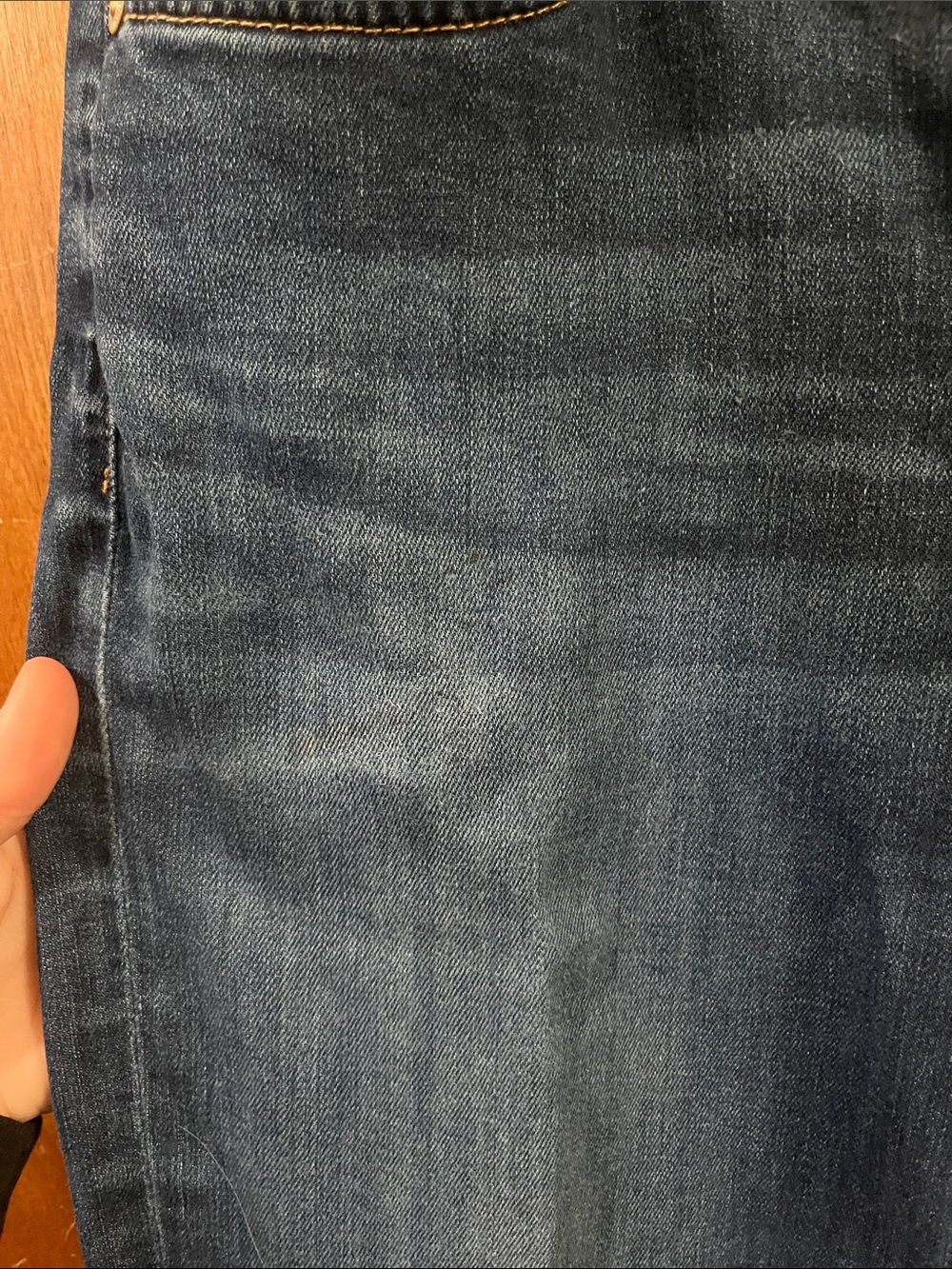 30 /  7 For All Mankind Dark Blue Flare Jeans - Picture 6 of 6